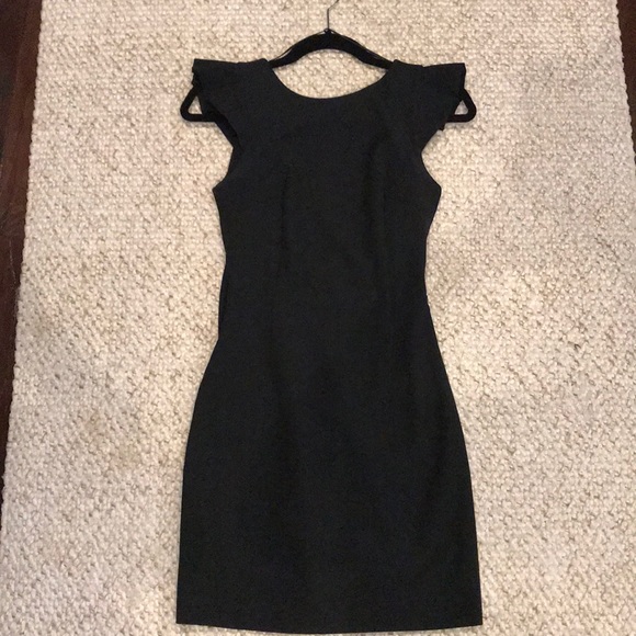 little black dress zara 2018